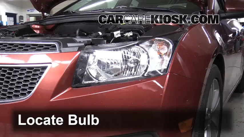 2013 Chevrolet Cruze LT 1.4L 4 Cyl. Turbo Lights Headlight (replace bulb)